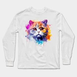 Scottish Fold Cat Long Sleeve T-Shirt